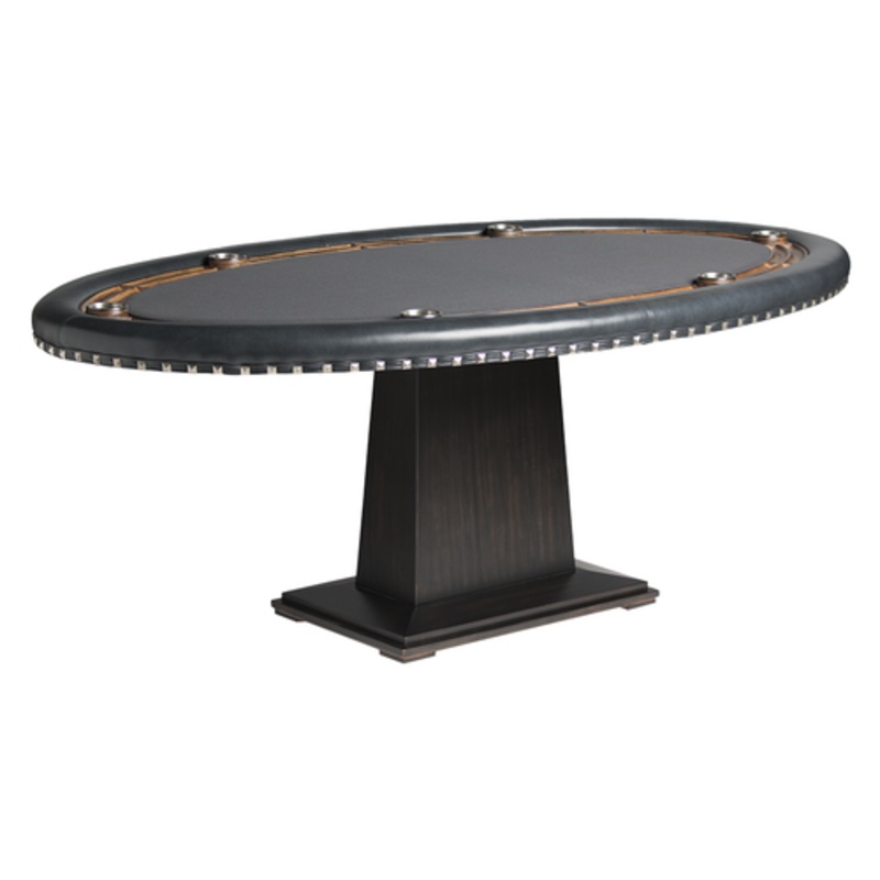Darafeev Torino Poker Table w/ Optional 2-Piece Dining Top