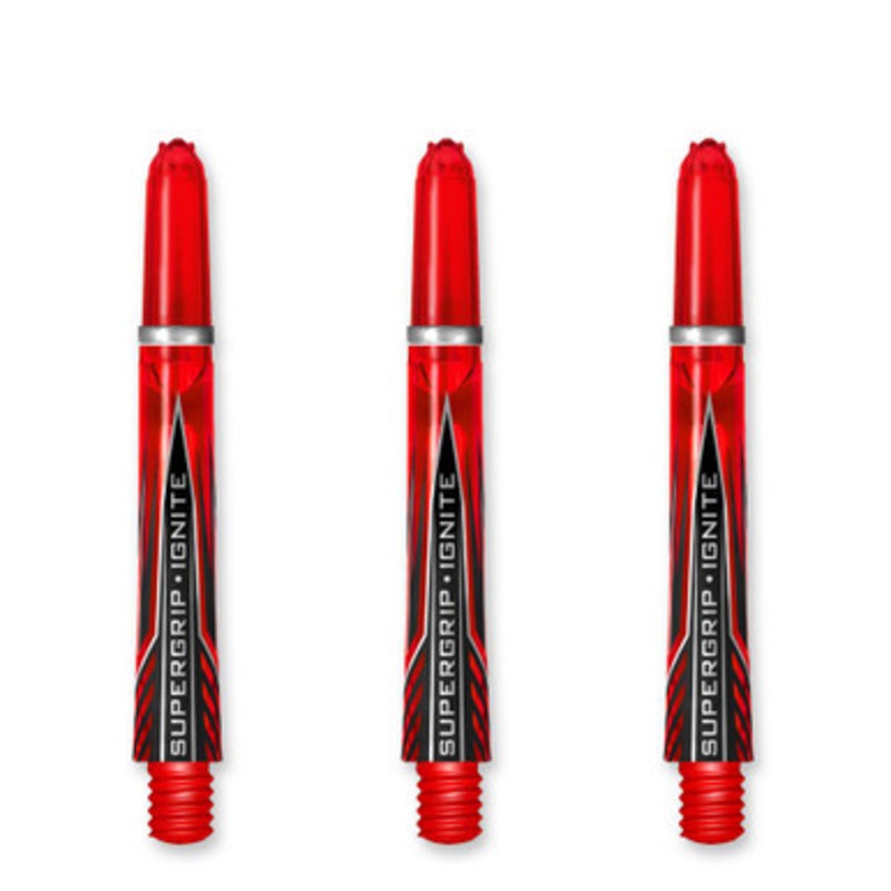Dart World Supergrip Ignite Red Shaft – Midi