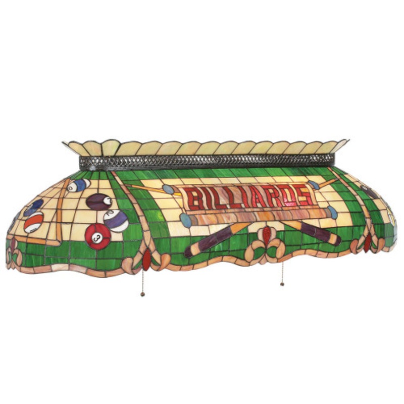 RAM 50 Billiards Stained Glass Light