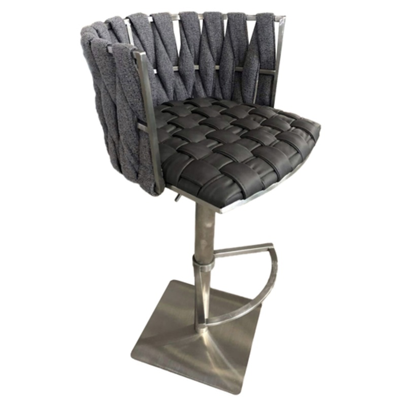 Tobias Belize Stainless Steel Stool