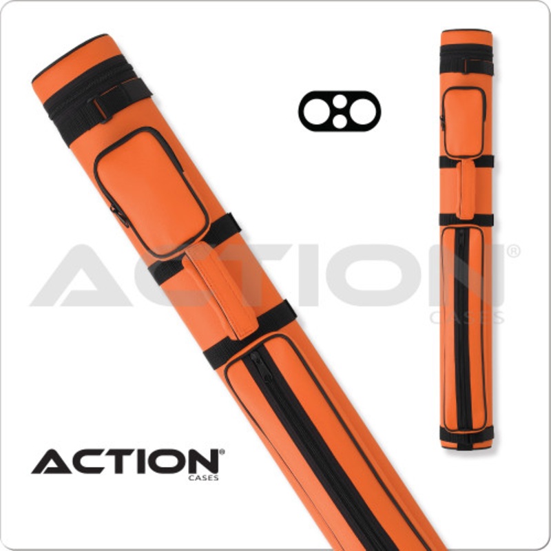 Action AC22 2×2 Orange Hard Cue Case