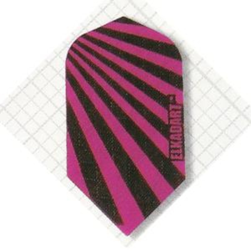 Elkadart Nylon Flights – Standard Black/Pink