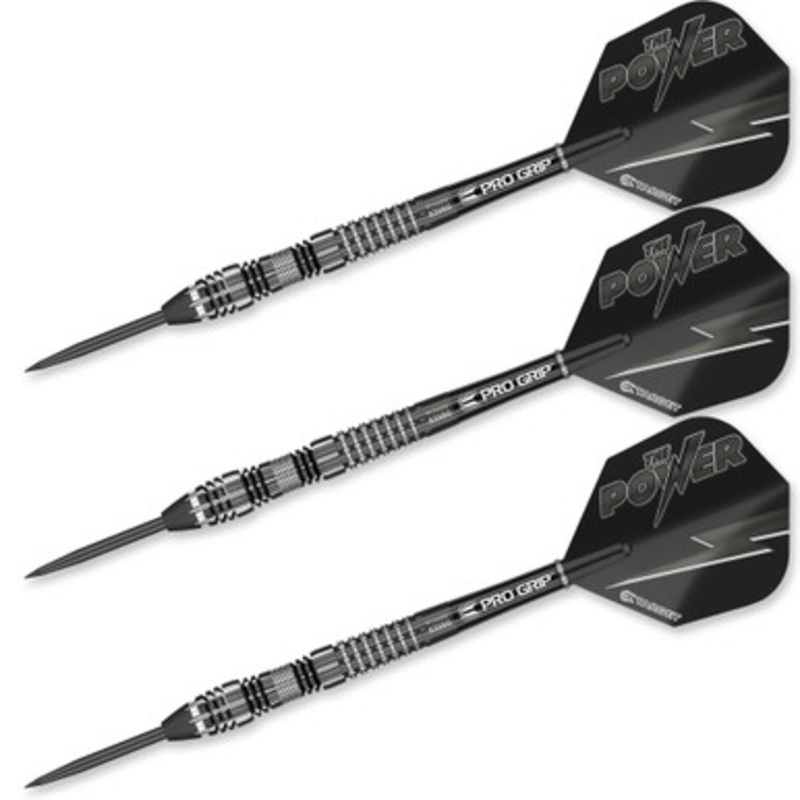 Target Power 8Zero S3 Black Steel Tip Darts 25g
