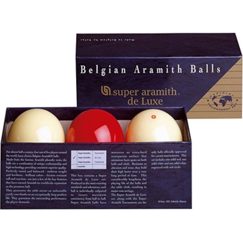 Aramith Carom Super Deluxe Ball Set – 61.5mm