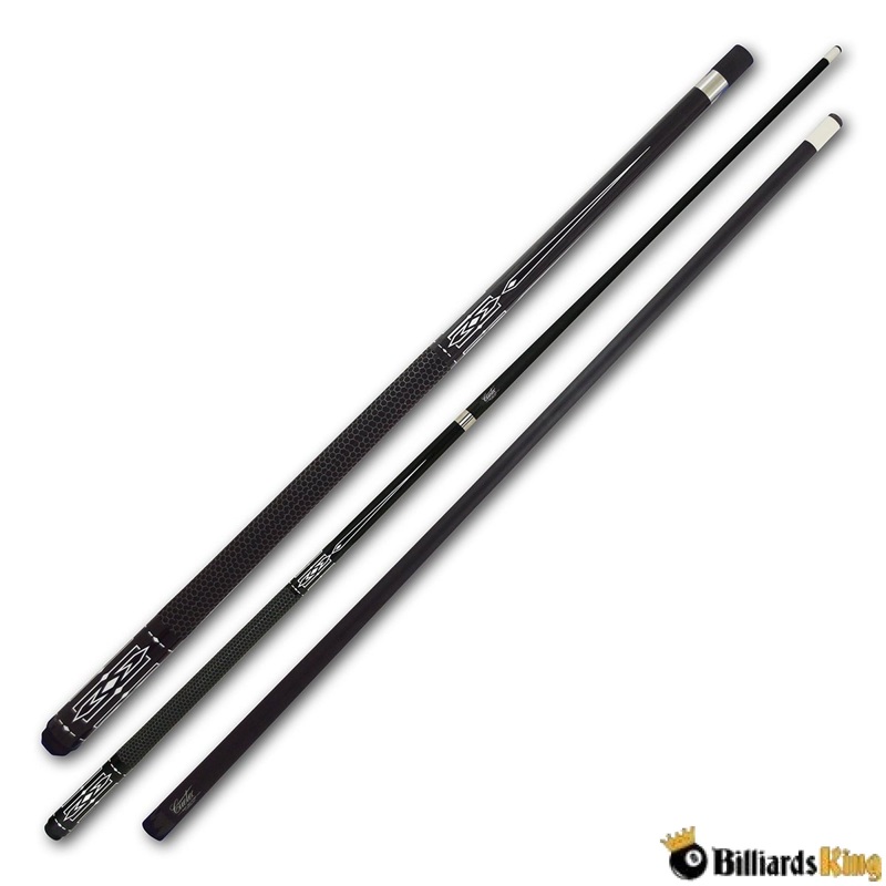 Cuetec Black and White Graphite Pool Cue 13-137