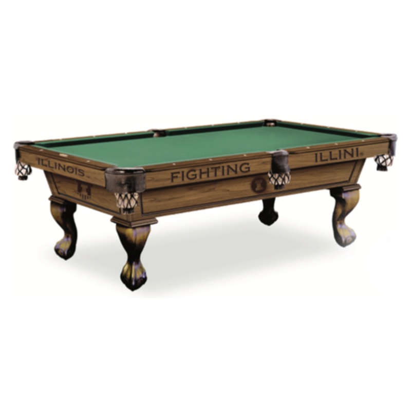 Illinois Fighting Illini Pool Table