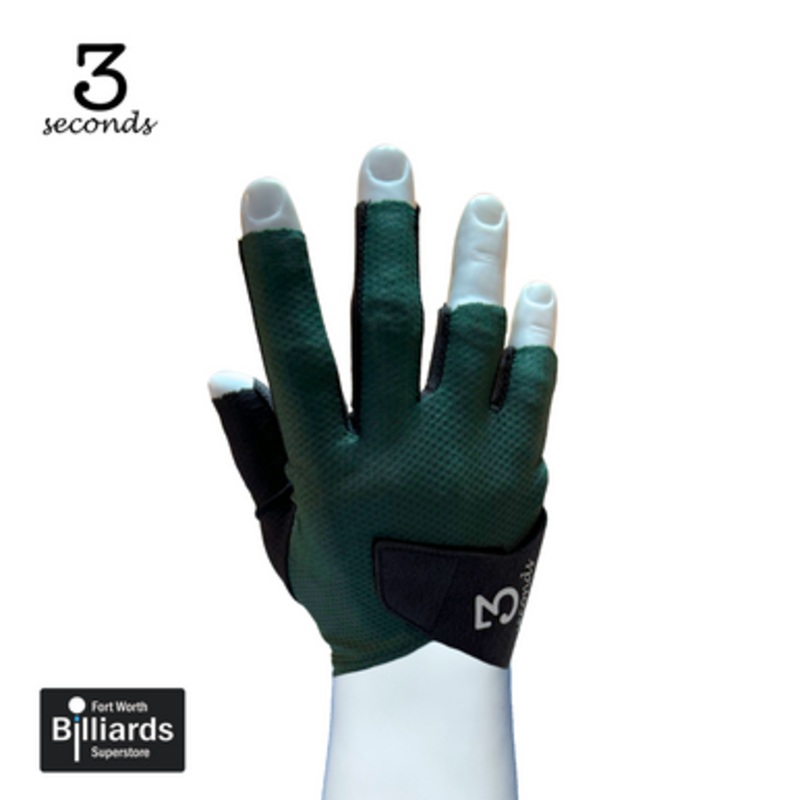 3 Seconds Billiard Glove – Green