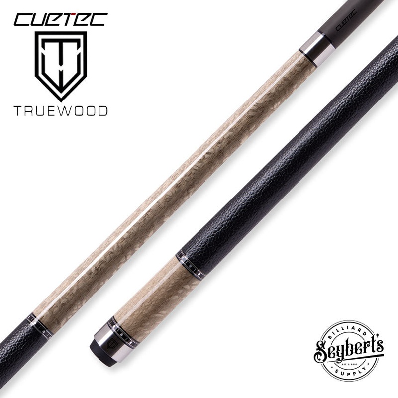 Cuetec Cynergy Truewood Sycamore 2 Leather Wrap Pool Cue – 95-110LTW
