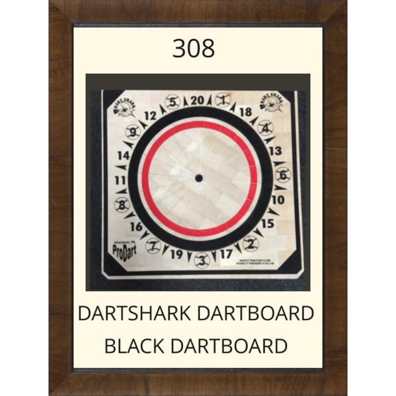 Pro Dart Dart Shark Black Dart Board