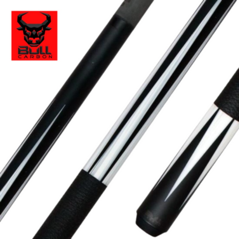 Bull Carbon BCL11 Blanco Leather Lore Wrap Cue