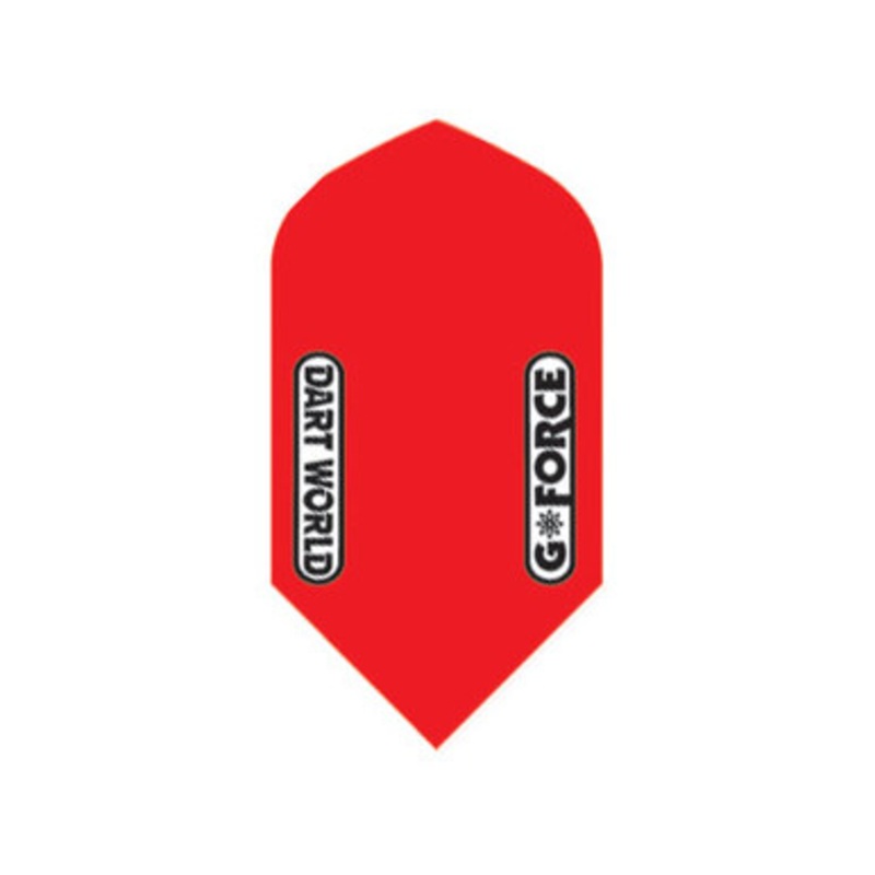 Dart World G-Force Red Flights – Slim