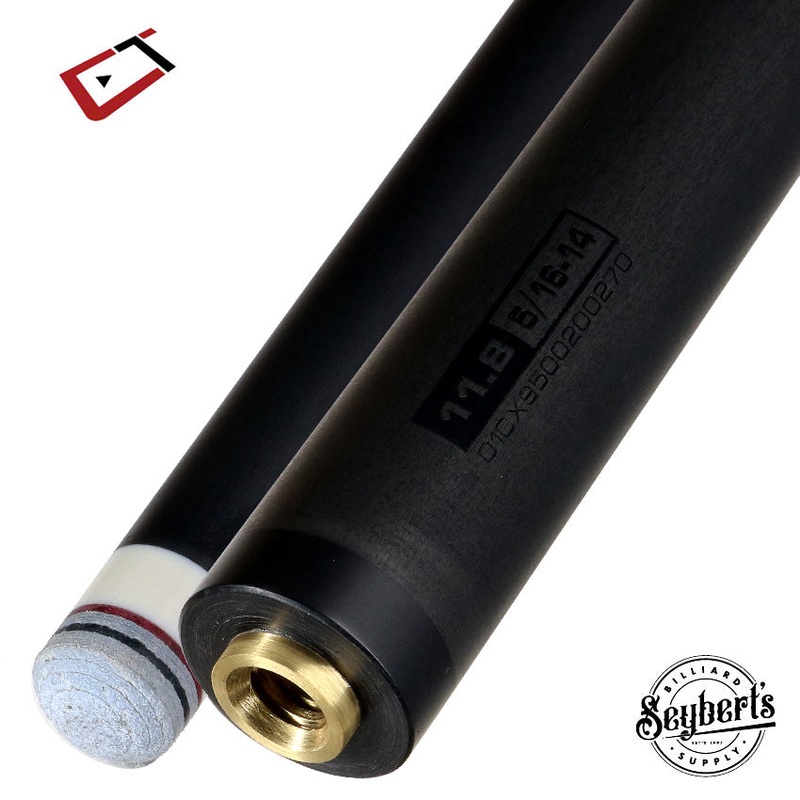 Cuetec Cynergy 5/16 x 14 Thick Collar Carbon Shaft – 11.8mm