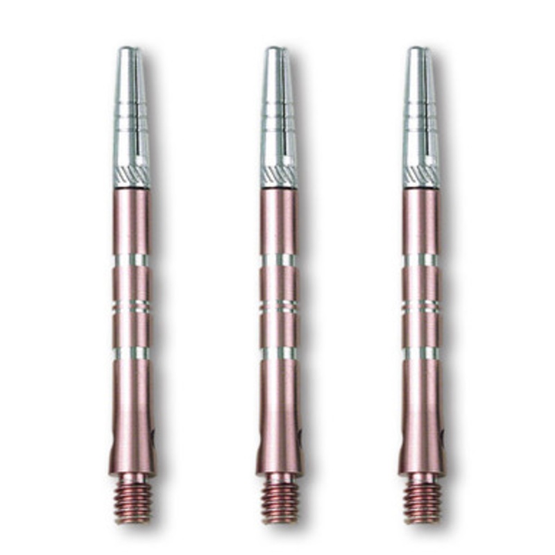 Dart World Top Spin Grooved Pink Shaft – Medium