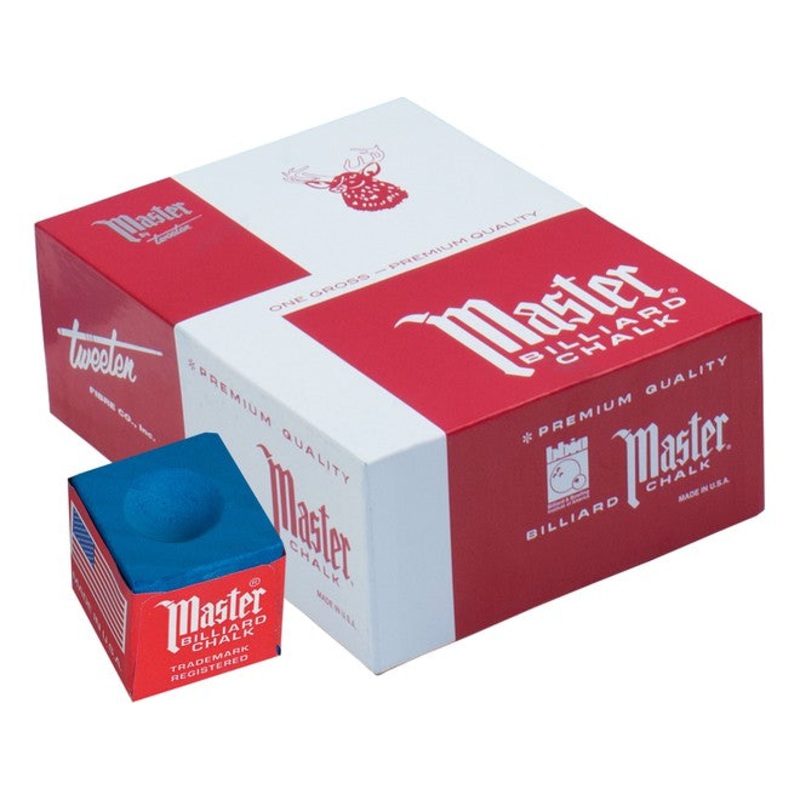 Master Chalk Box of 144 Cubes|Blue|Green|Red