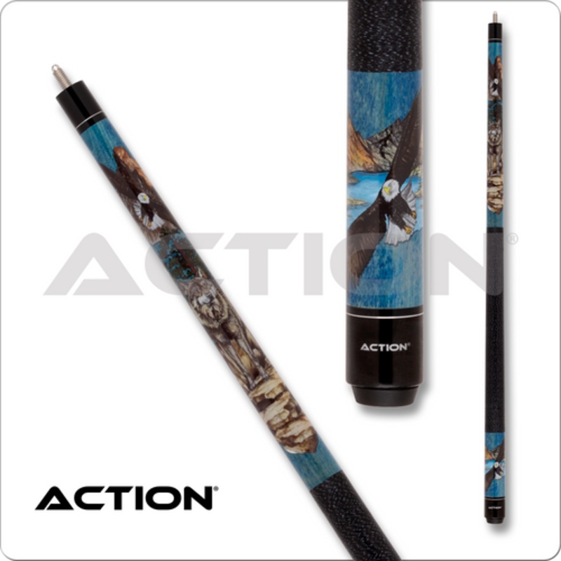 Action Adventure ADV122 Wolf Eagle Pool Cue