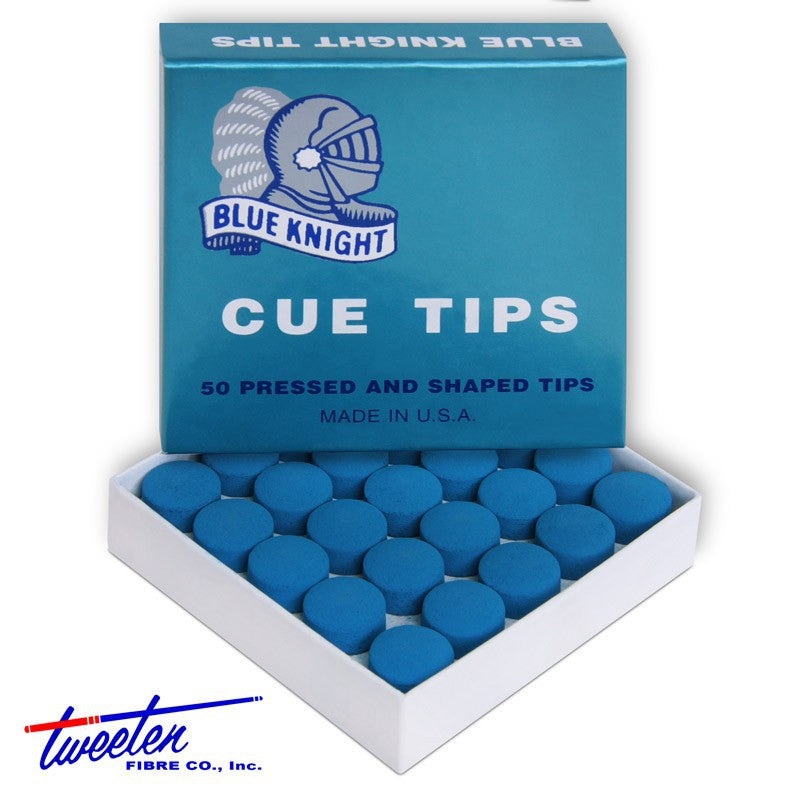 Blue Knight Cue Tip 13mm 50 pcs 1 box