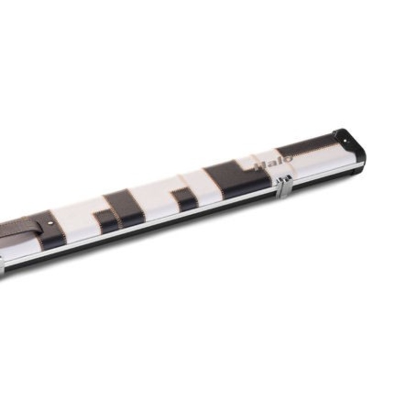 Peradon HALO case for 3/4 jointed cue and extension BLACK/WHITE PATCH