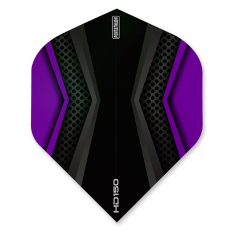 Dart World Pentathlon HD 150 Black & Purple Flight