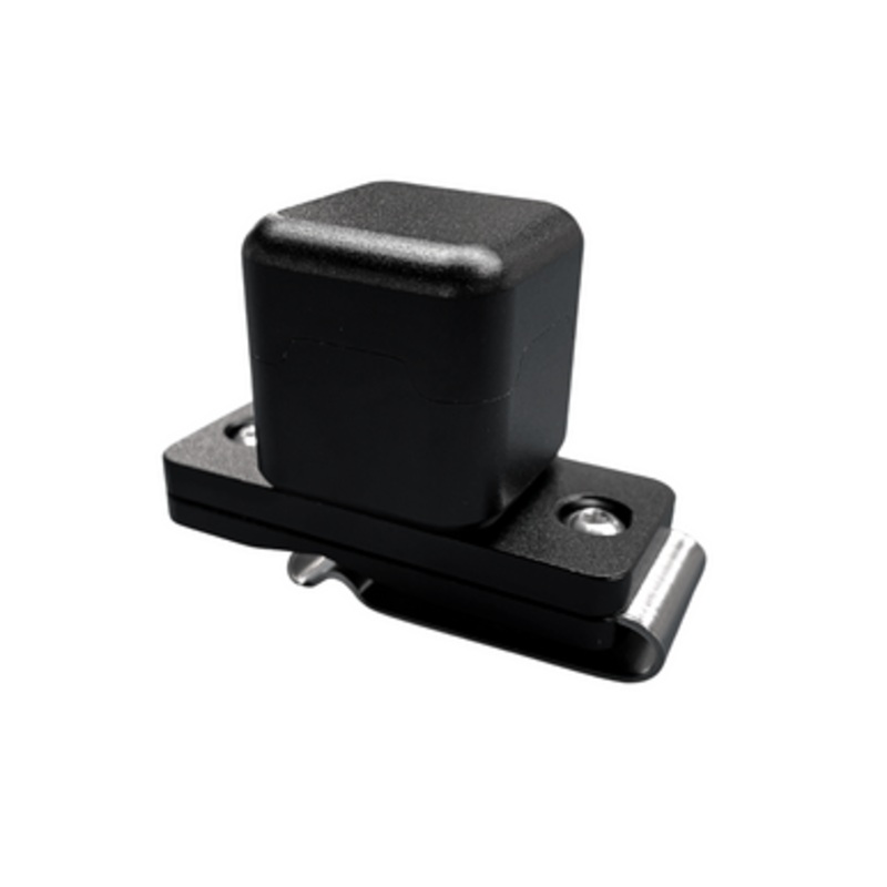 Metal Square Magnetic Chalk Holder – Black
