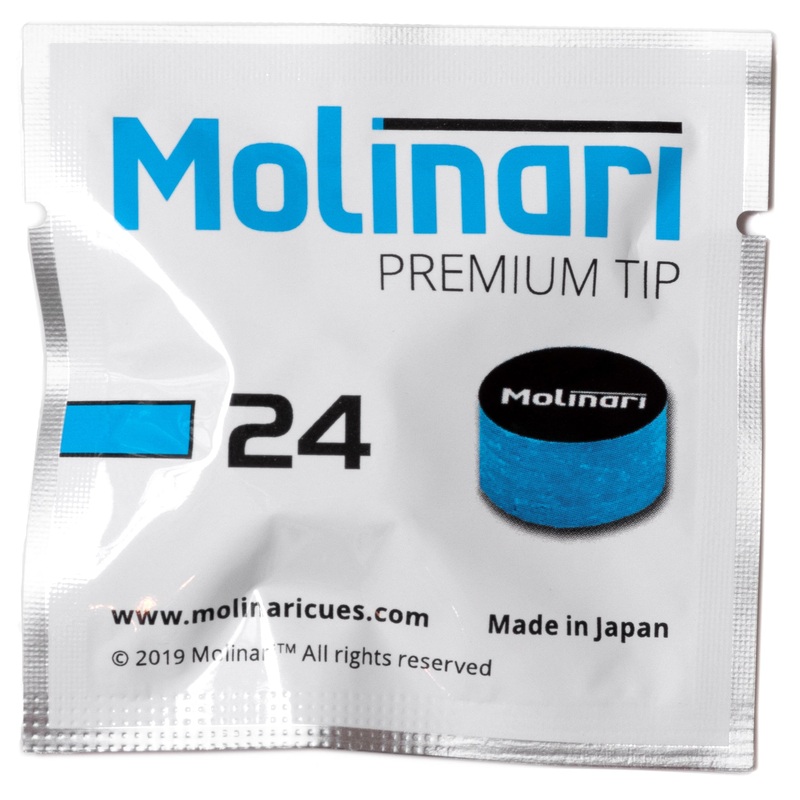 Molinari Premium Cue Tip 14mm Soft 1 pc