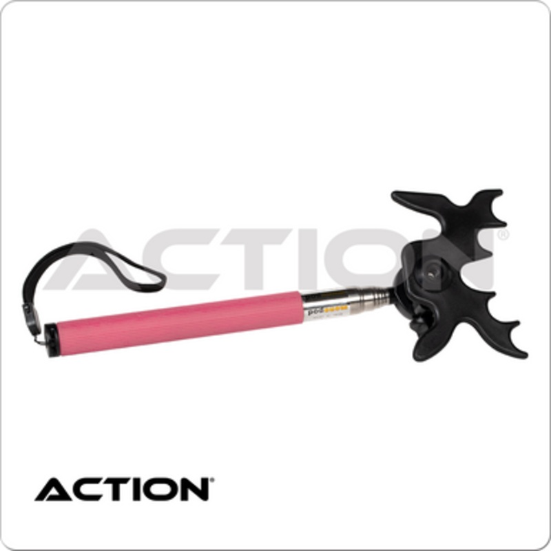 Retractable Selfie Stick Bridge Cue – Pink