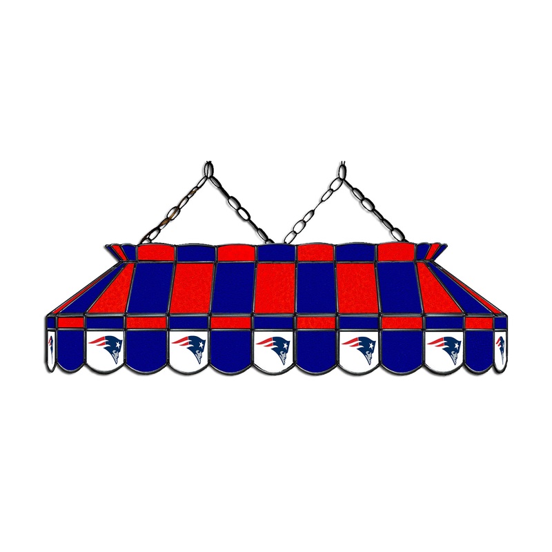 New England Patriots 40 Glass Lamp