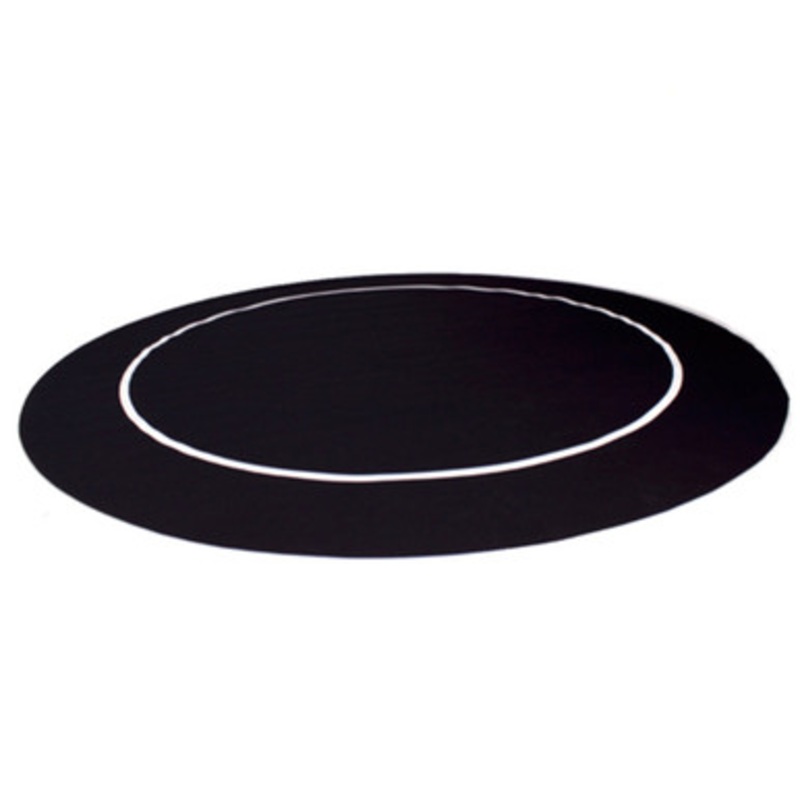 Black Sure Stick Poker Table Layout With Rubber Grip – 54′
