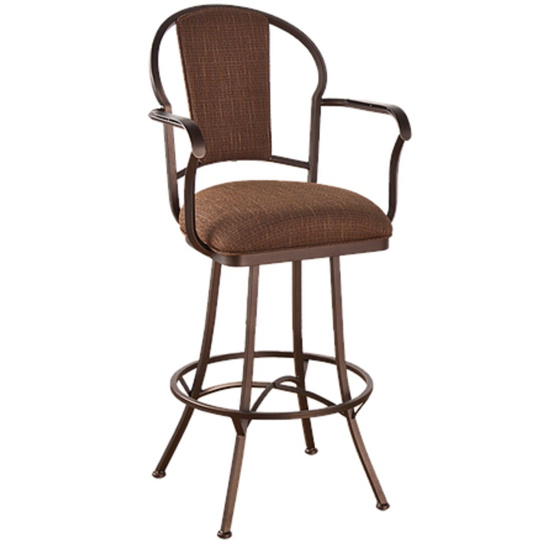 Callee Charleston Upholstered Back Bar Stool