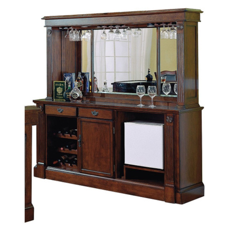 ECI Monticello 78 Back Bar and Hutch