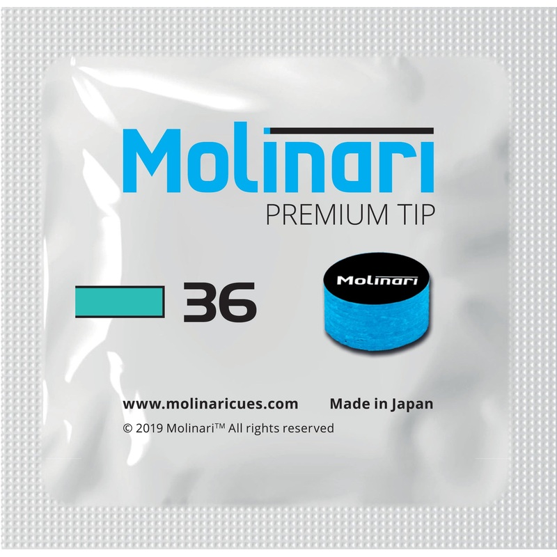 Molinari Premium Cue Tip 14mm Medium 1 pc
