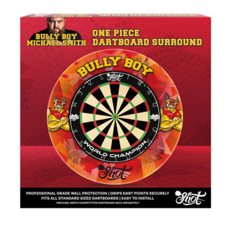 Shot Darts Michael Smith ‘Bully Boy’ One Piece Dartboard Surround