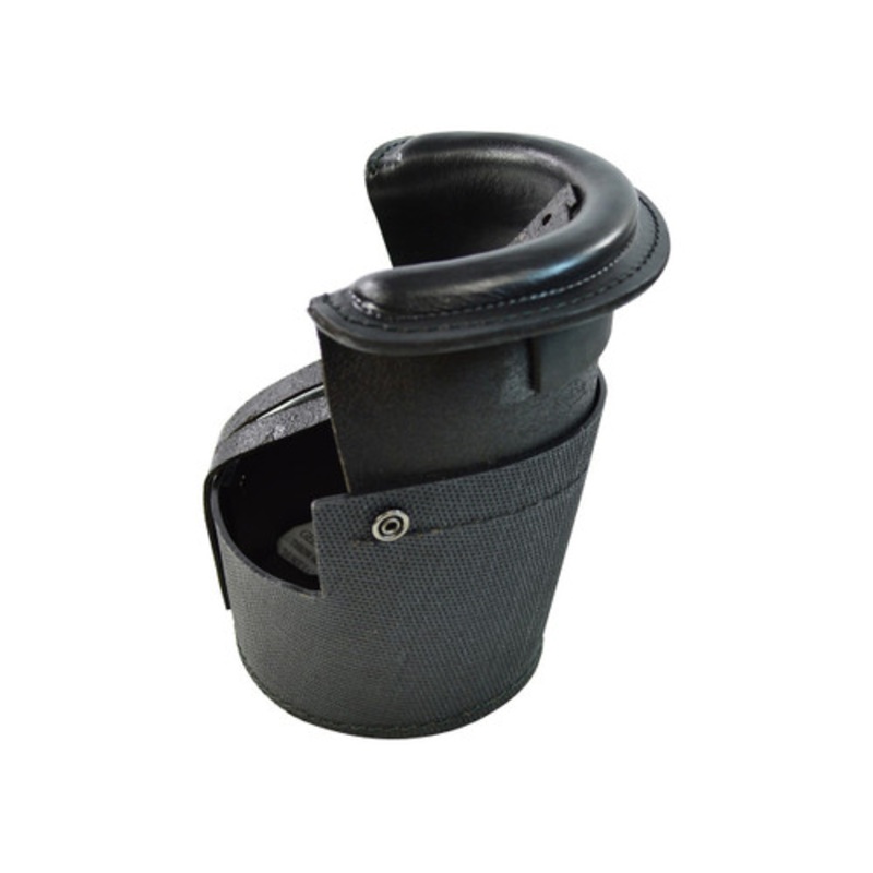 Black Leather Internal Drop Pocket Set