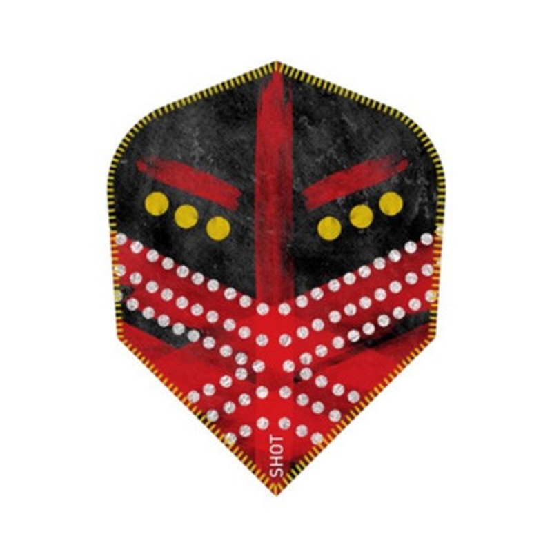 Shot Darts Devon Peterson Greatness Red Flights – Small Standard