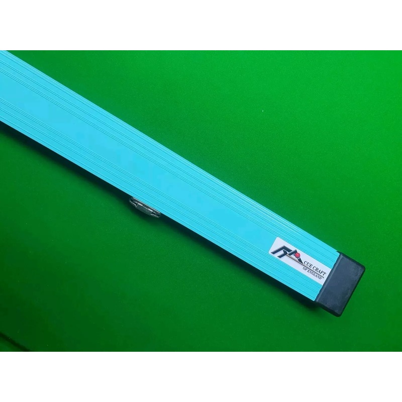 Super Rare Cue Craft aluminium cue case for 2x 1 piece cues TIFFANY BLUE