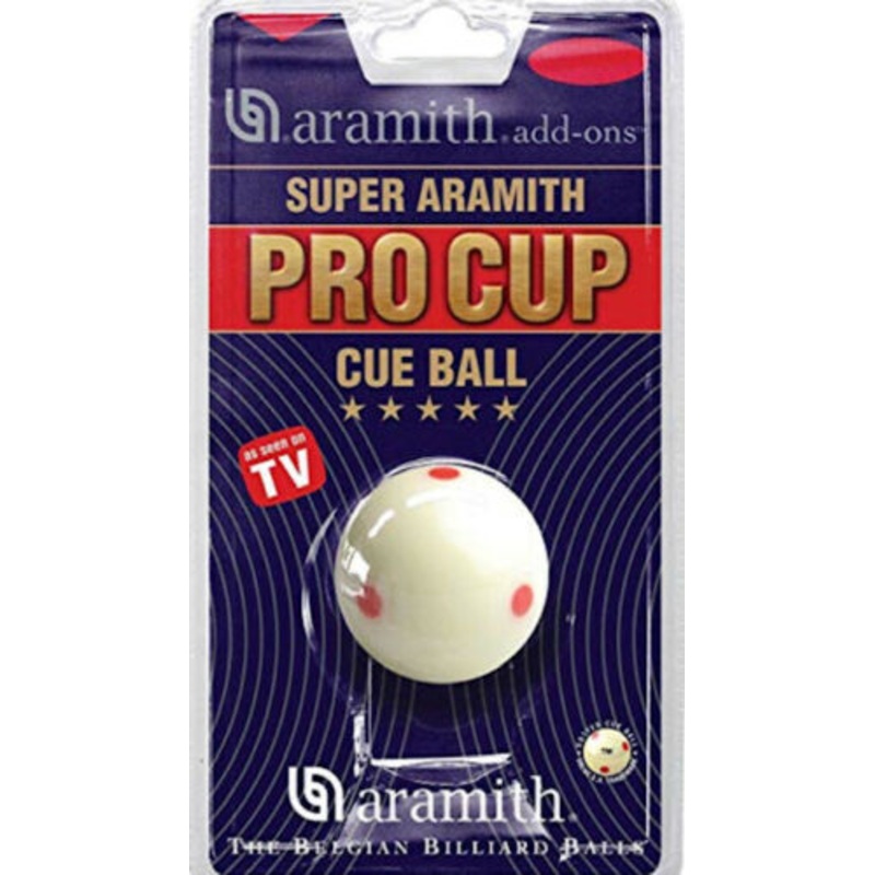 ARAMITH Pro Cup cue ball TV ball spotted white 1 7/8