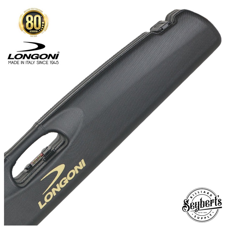Longoni Valigetta Compact Black ABS 1×2 Hard Pool Cue Case – LG201564L
