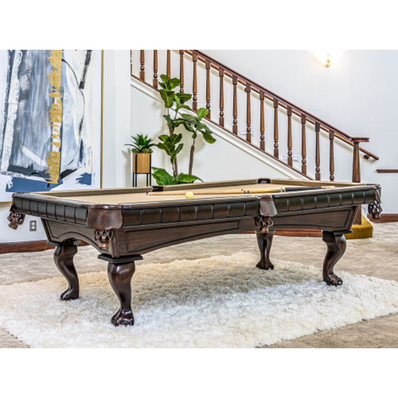 Presidential Kruger Ball & Claw Leg Pool Table