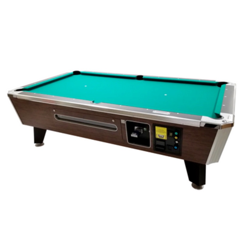Valley Panther Dakar Ebony Coin-Op Pool Table w/ Bill Acceptor