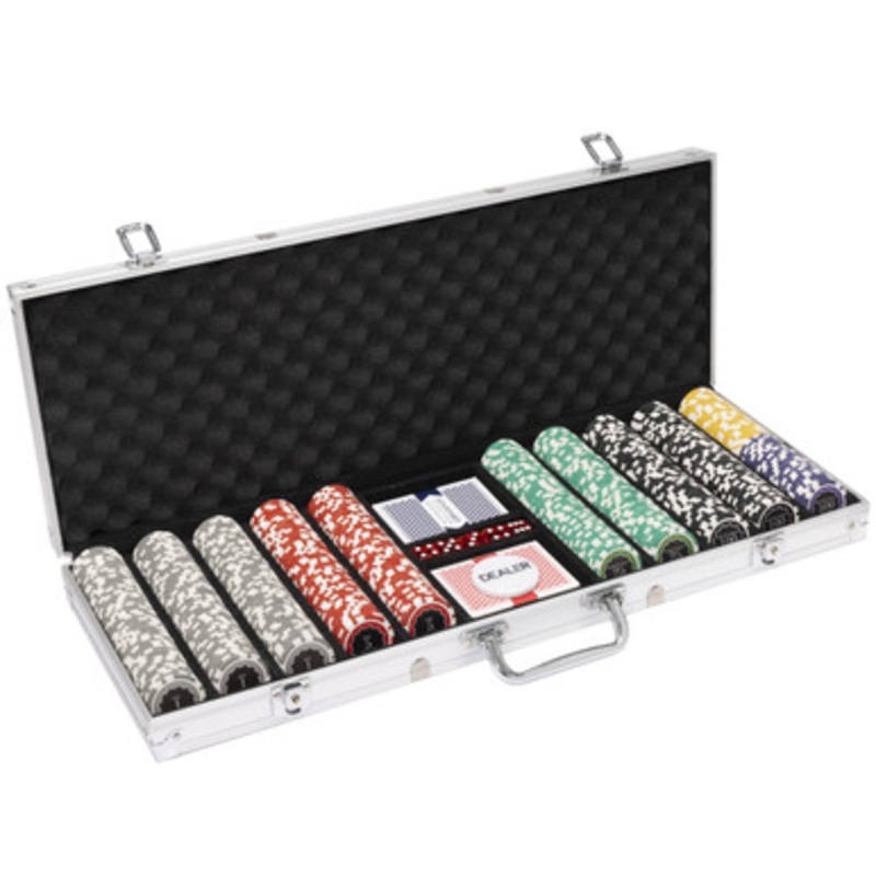 Brybelly Pre-Packaged Aluminum Eclipse 14g Poker Chip Set – 500ct