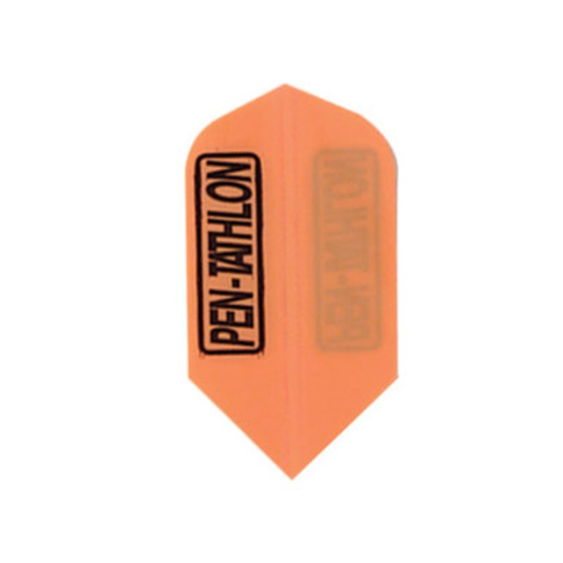 Dart World Pentathlon Neon Orange Flight – Slim