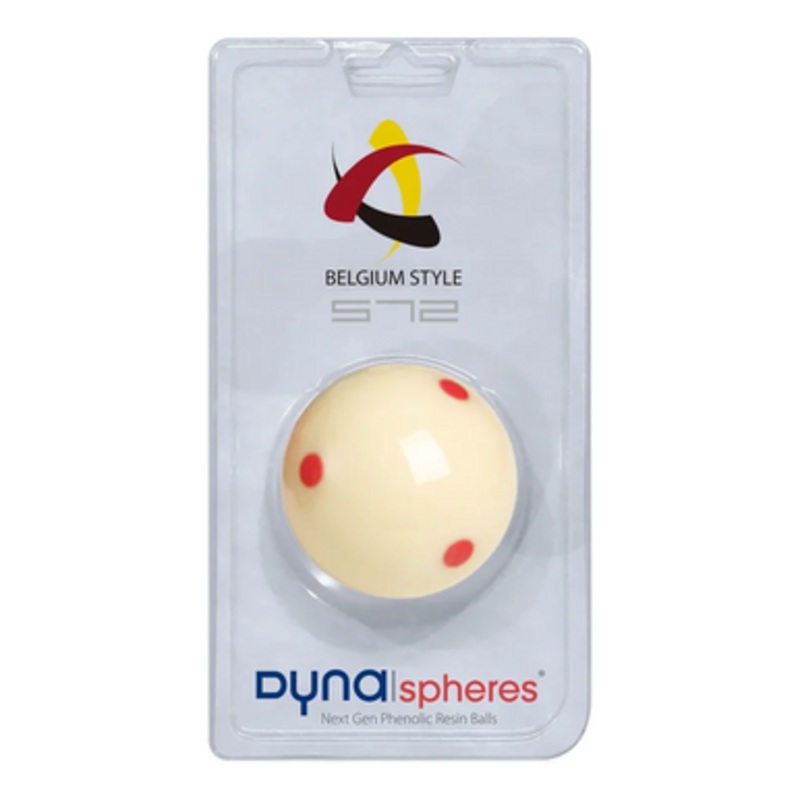 Dynasphere Belgium Style 572 Six Dot Cue Ball