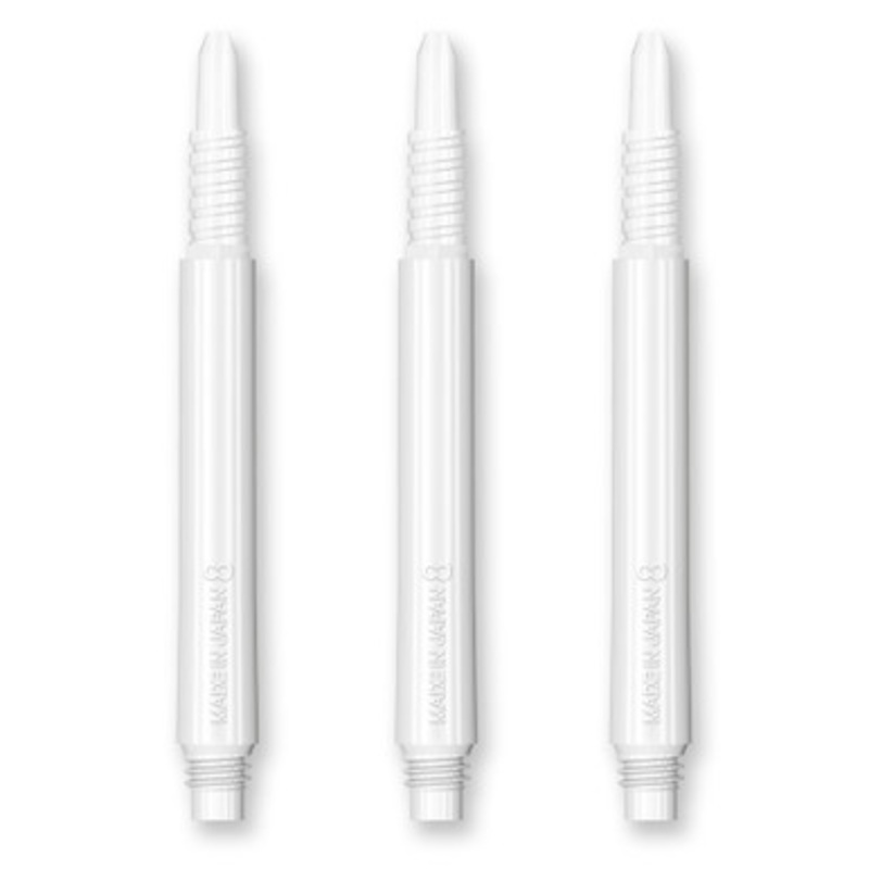 Target 8 Flight White Fixed Shafts – 33mm