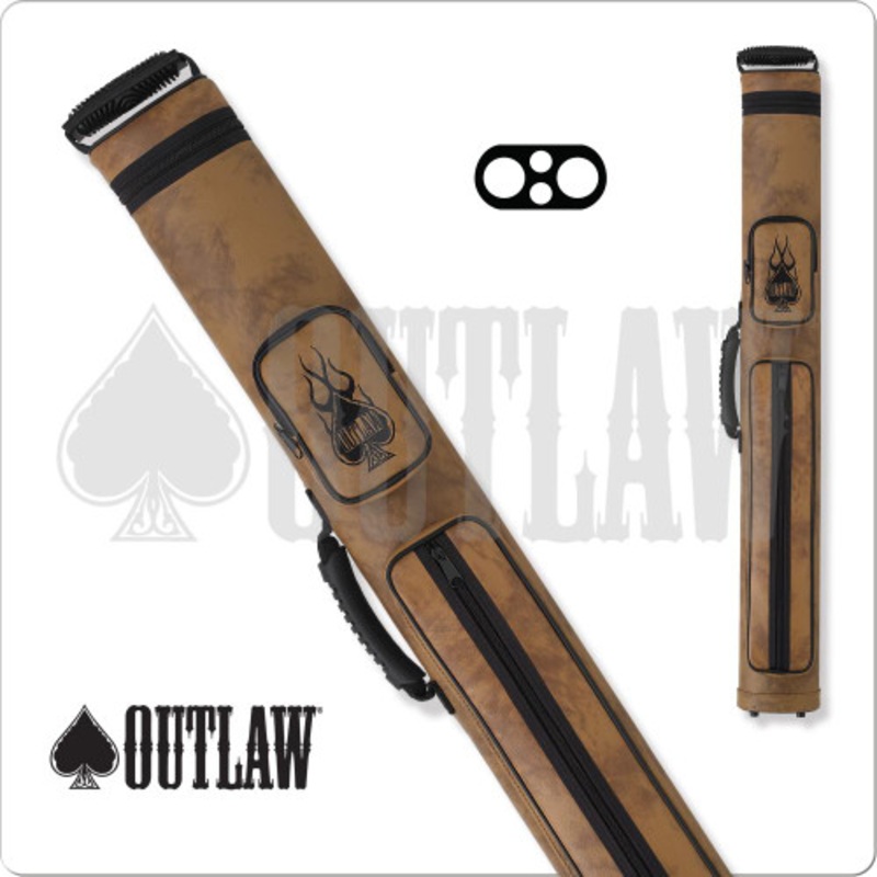Outlaw OLH22 Flames 2×2 Hard Cue Case