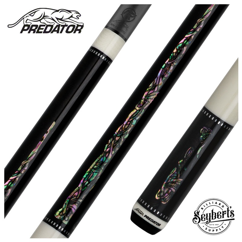 Predator Limited Edition Ebony with Gordian Knot Inlays No Wrap Pool Cue – Radial