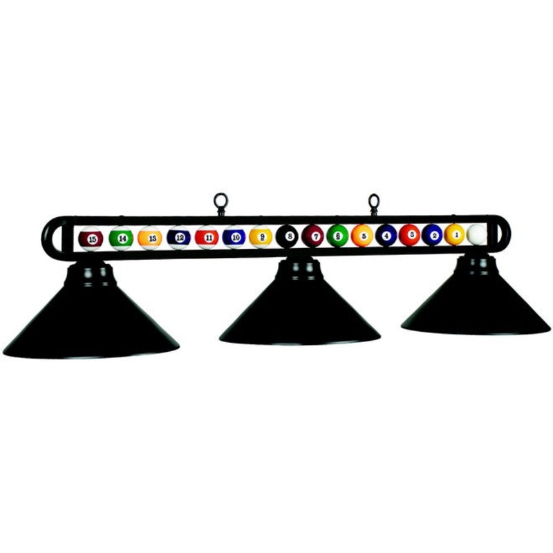 Ram Gameroom Products Billiard Balls Three-Light Pool Table Light