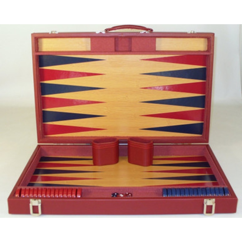 C.H.H. 18 Tournament Backgammon – Burgundy