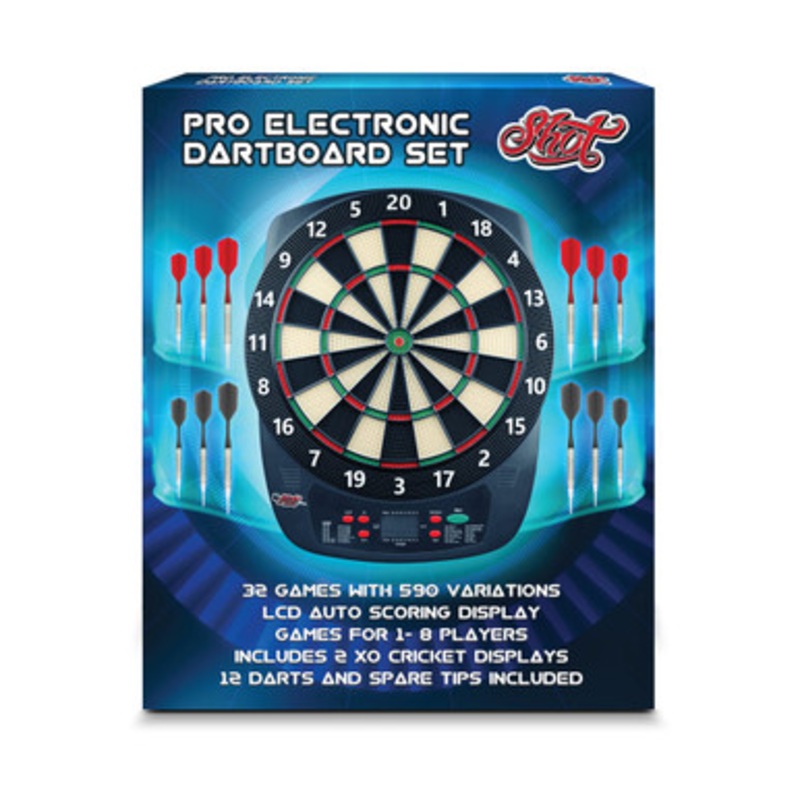 Shot Darts Pro Electronic Soft Tip Dartboard Set