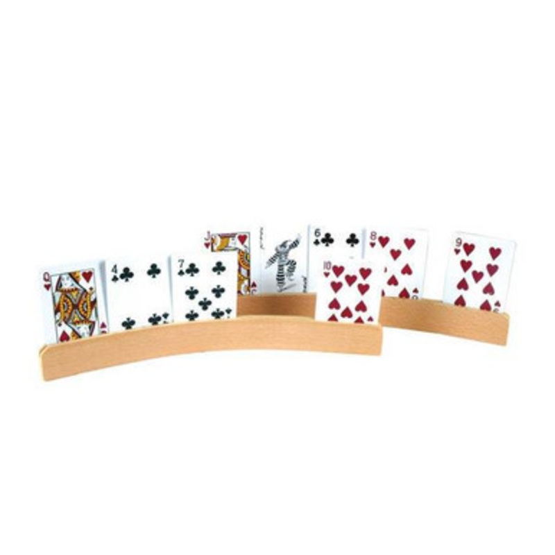 C.H.H. 2pc Wooden Curved Card Holder