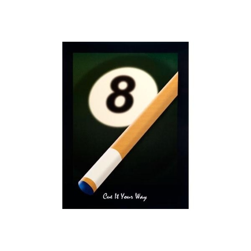 Cue it your way games room decor poster 46 x 61 cm