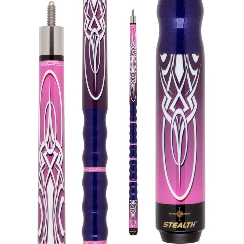 Stealth STH10 Pool Cue – Purple Haze Tribal